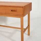 Swedish entryway cabinet in teak and oak