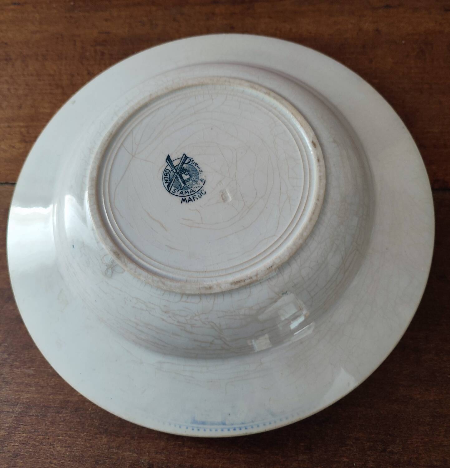 Set of 3 St Amay soup plates