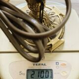 Pair of gilt bronze table lamps from the mid-20th century