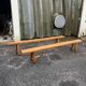 Paire de bancs en orme