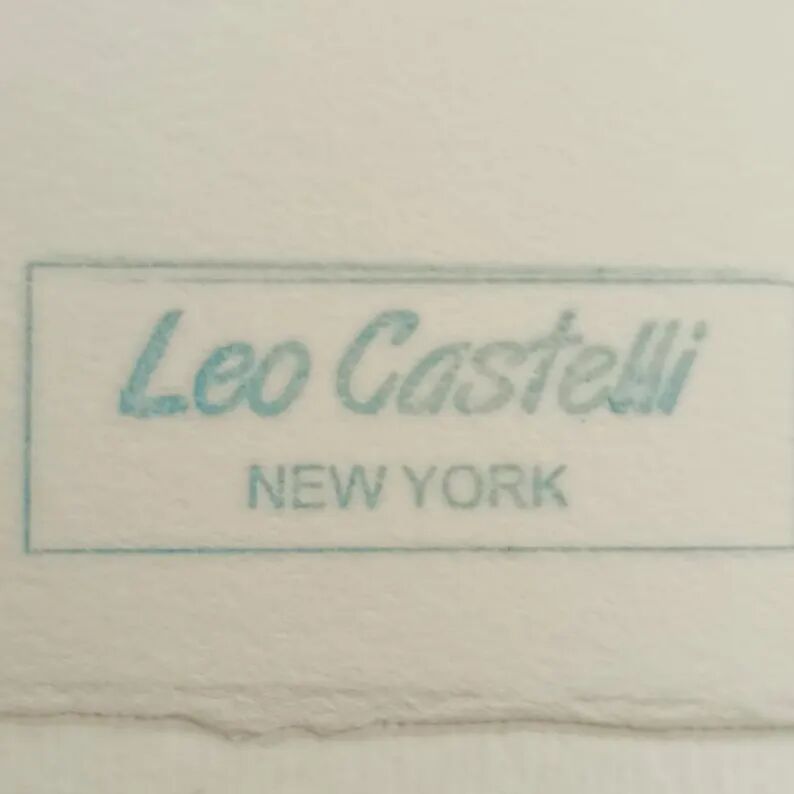 Limited Edition Lithograph "Flowers" by Andy Warhol, 1980s - Leo Castelli