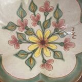 Enamelled dish signed Paul Bay.