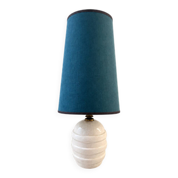 Lampe Art déco en céramique craquelée