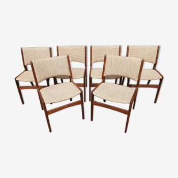 Set of 6 chairs by Erik Buch