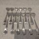 12 silver-plated oyster forks by Christofle America