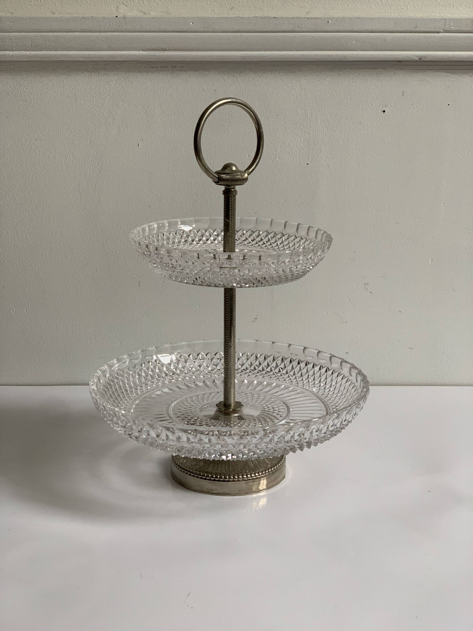 Présentoir mignardise en cristal