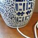 Antique Asian ginger jar lamp base