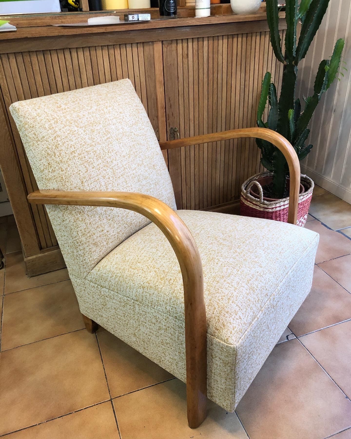 Fauteuil Art déco - années 30 rénové