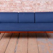 Czech Bauhaus Chrome and Beech Sofa attributed to Robert Slezak, 1930s
