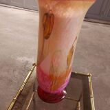 LARGE BIOT BLOWN GLASS VASE, SABA FRERES