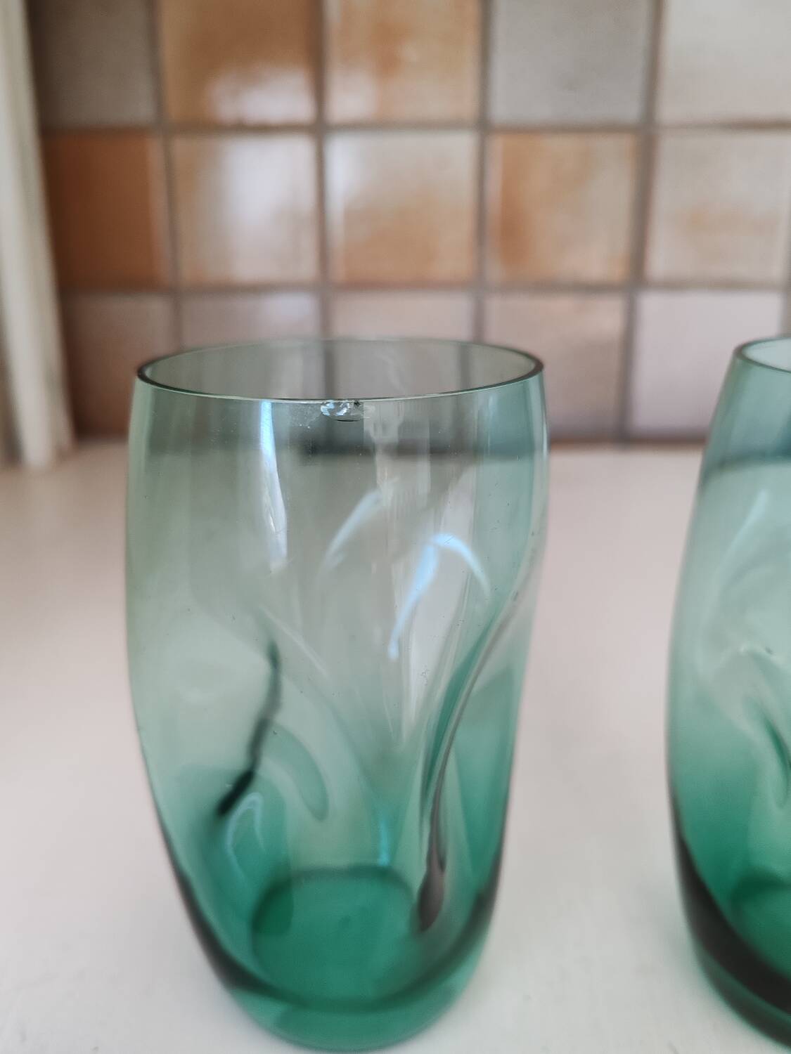 Verres hauts vintage