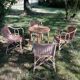 Garden rattan living room
