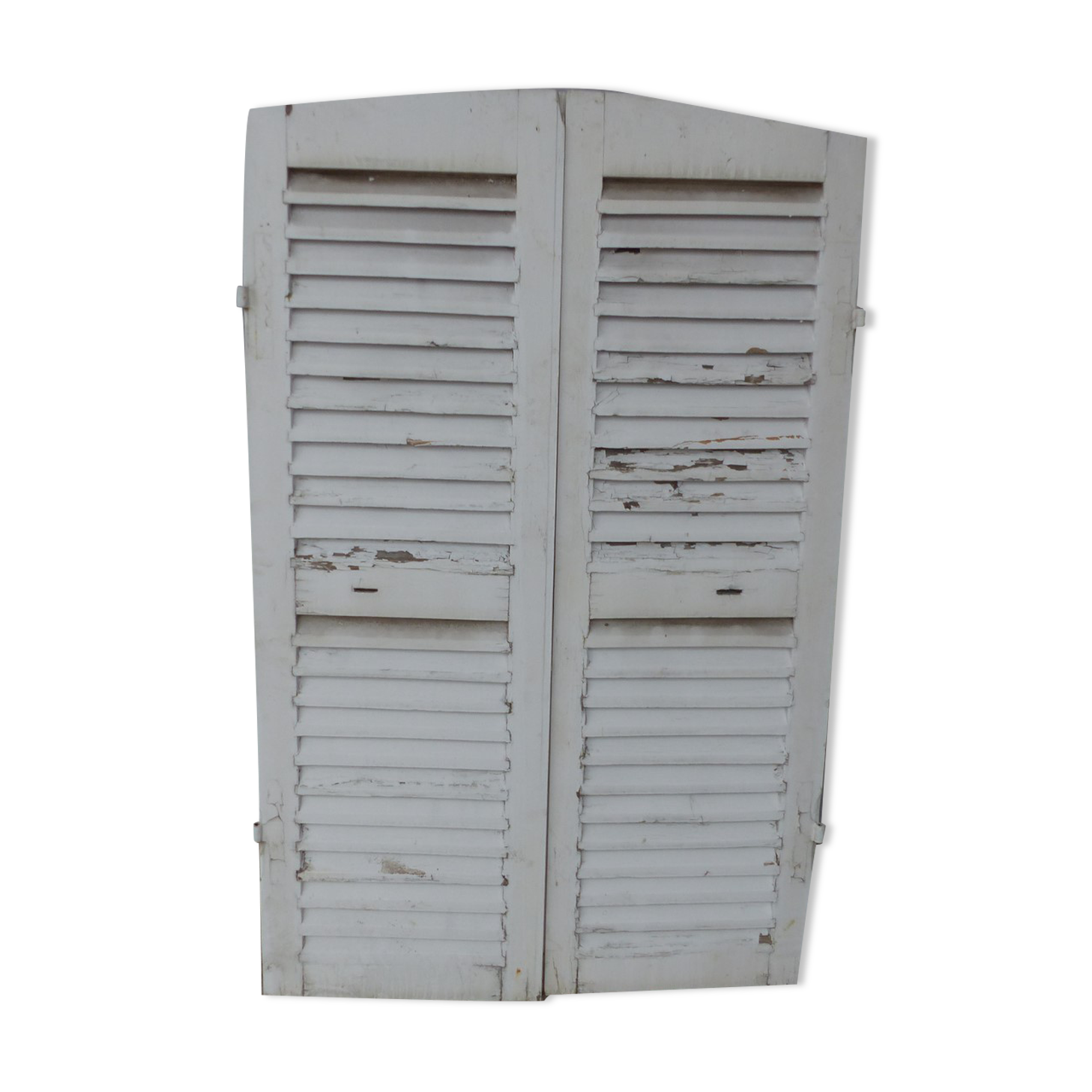 Wooden shutters louvers 2 swings L 49.5 x H 152 cm