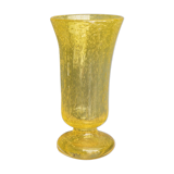 Vase en verre soufflé, bullé