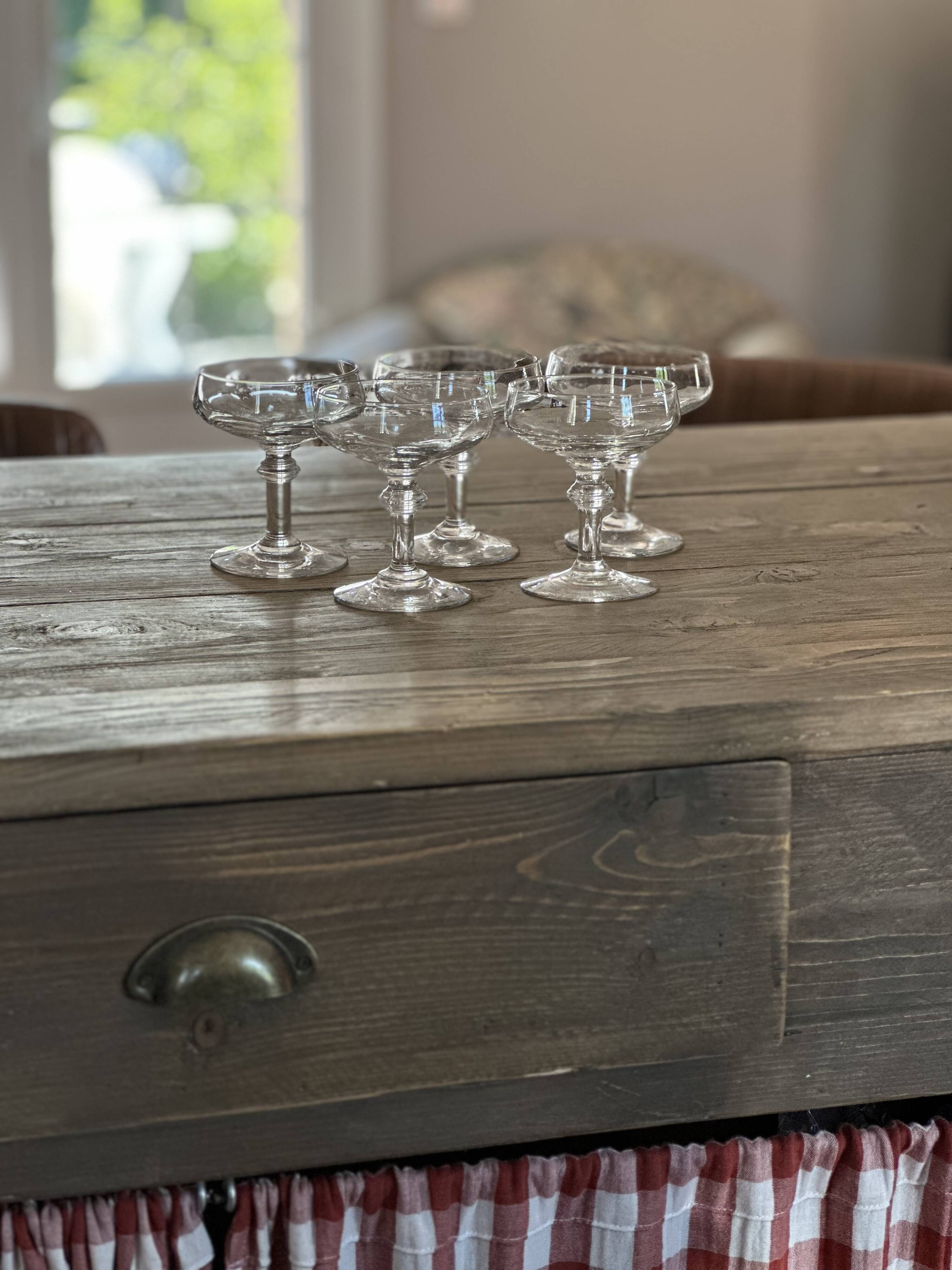 Nipple-shaped champagne glasses