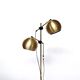 Golden metal floor lamp 70s