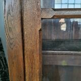 Library, wooden showcase