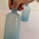 2 opaline vials
