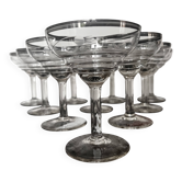 Antique champagne coupes