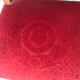 Empire Red velvet bench