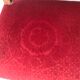 Banquette empire velours rouge