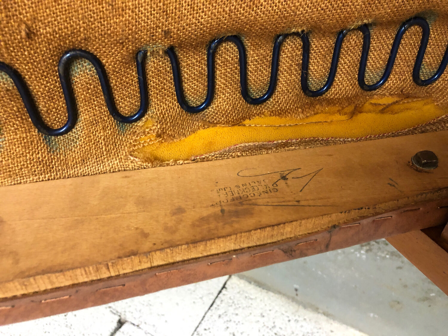 Pair of armchairs Scandinavian design feet compass vintage period 1960s