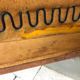 Pair of armchairs Scandinavian design feet compass vintage period 1960s