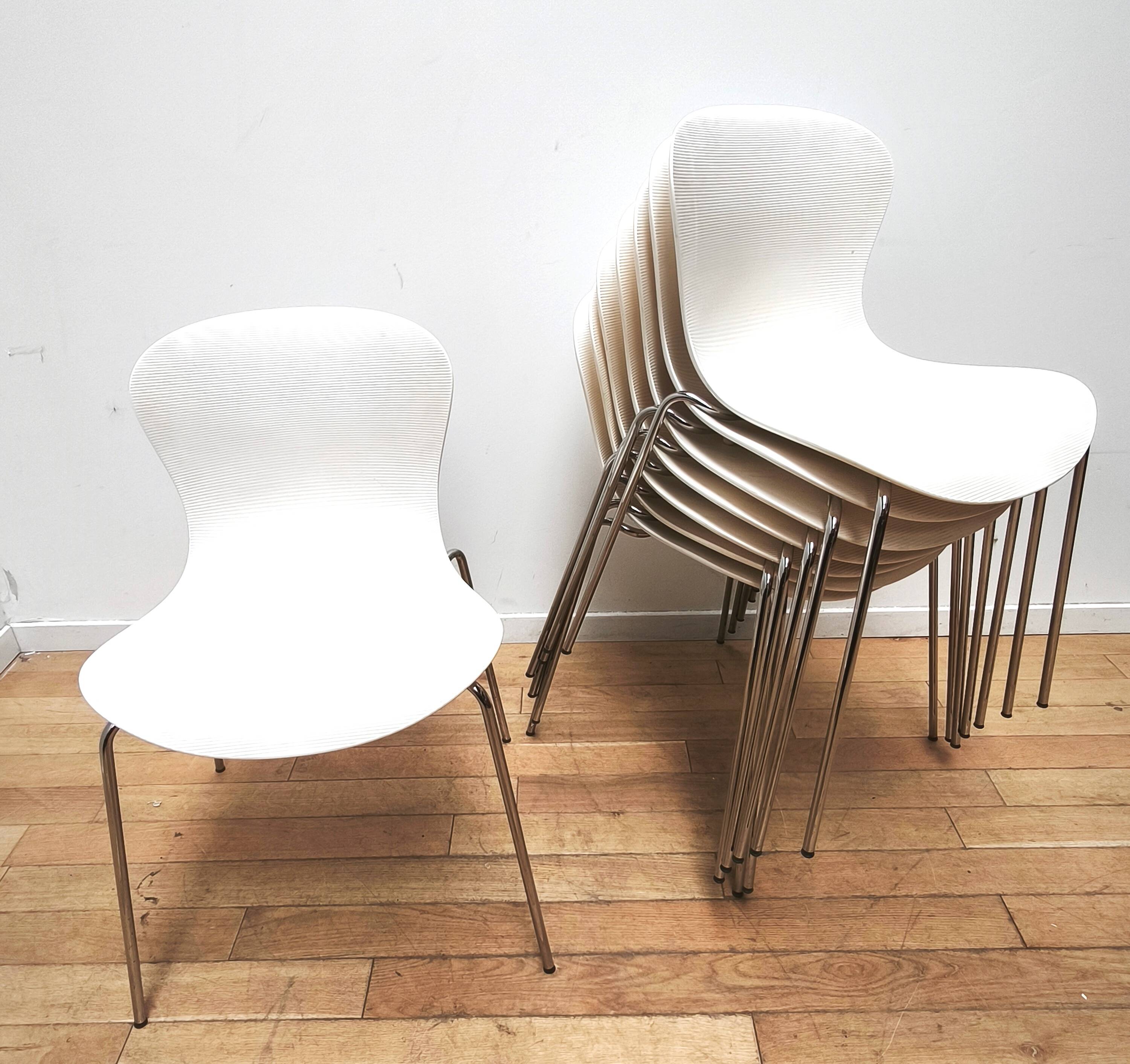 Set of 8 NAP KS50 chairs, Fritz Hansen