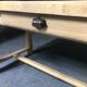 Whitewashed oak farmhouse table