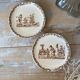 Coupelles en terre de fer , soucoupes tasses HB & Cie