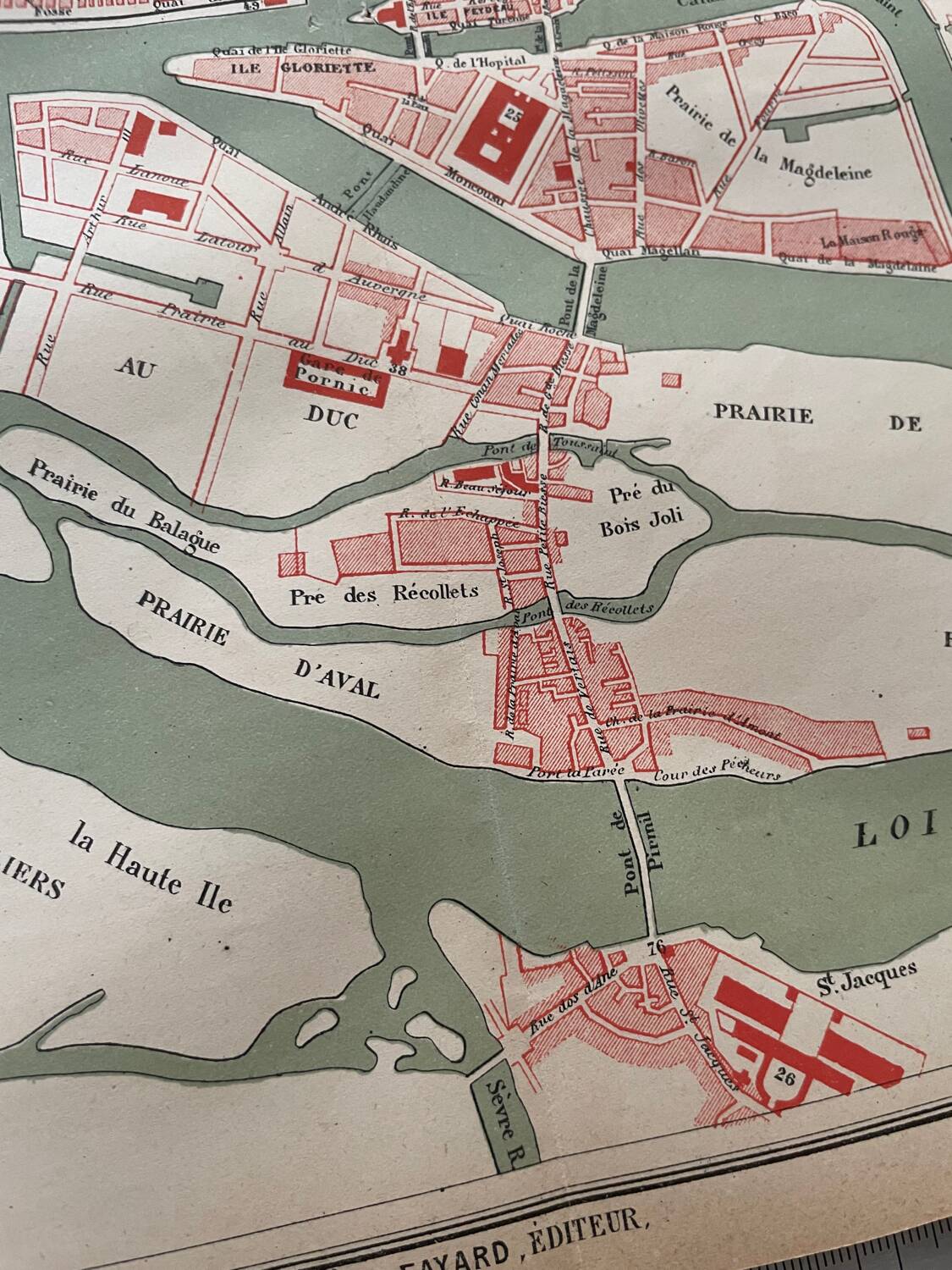 Map of Nantes