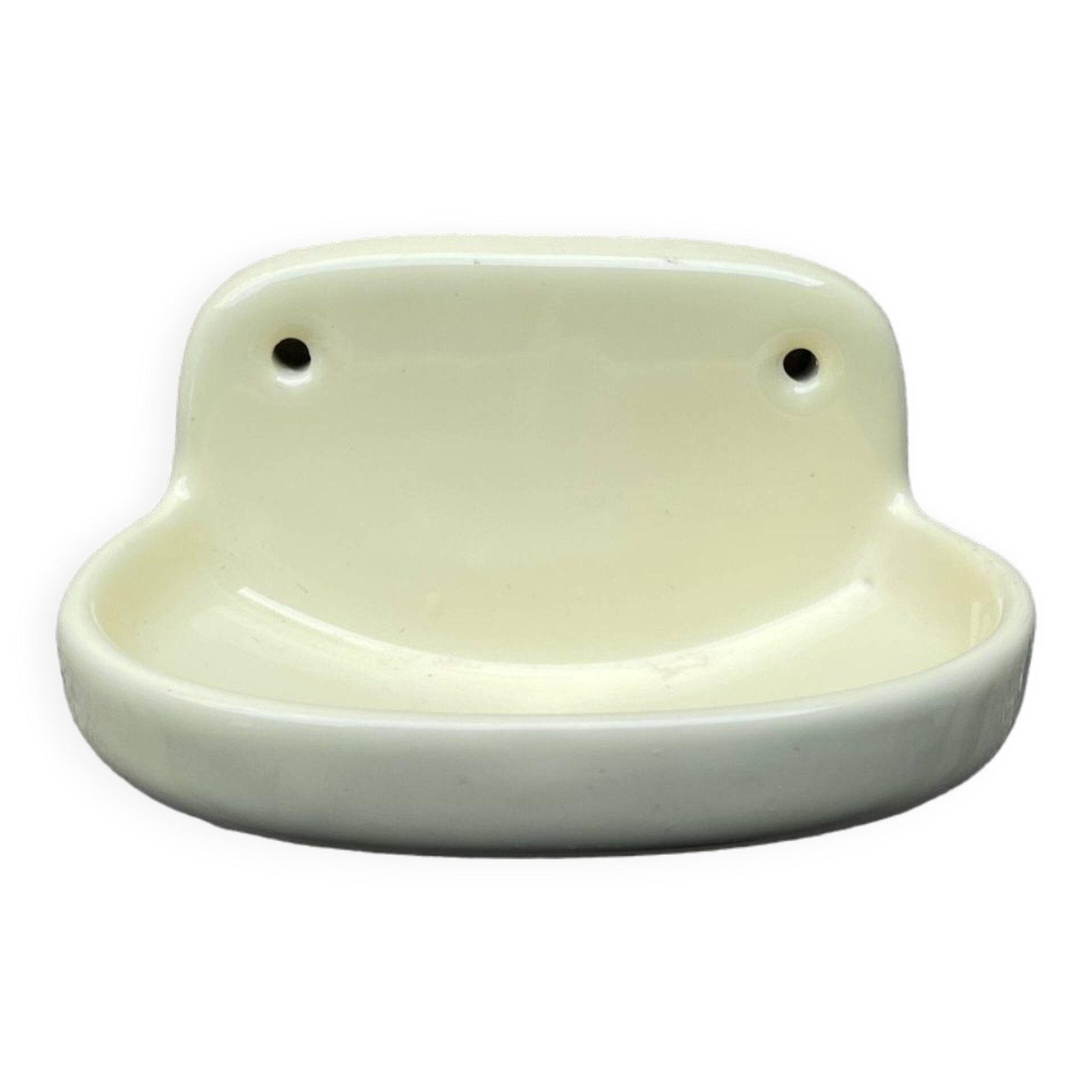 Vintage ceramic wall mounted soap dish