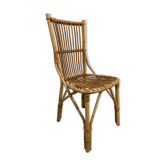 Chaise en bambou des années 60/70