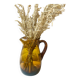 Vintage European Amber Blown Glass Carafe Vase, 1950s-60s