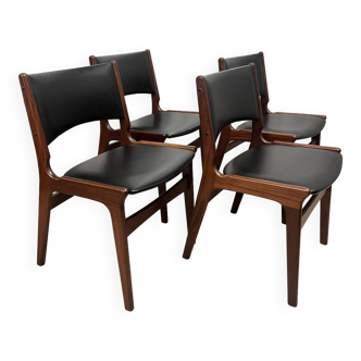 Set of 4 Danish Nova chairs