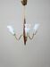 Vintage pendant light with opaline