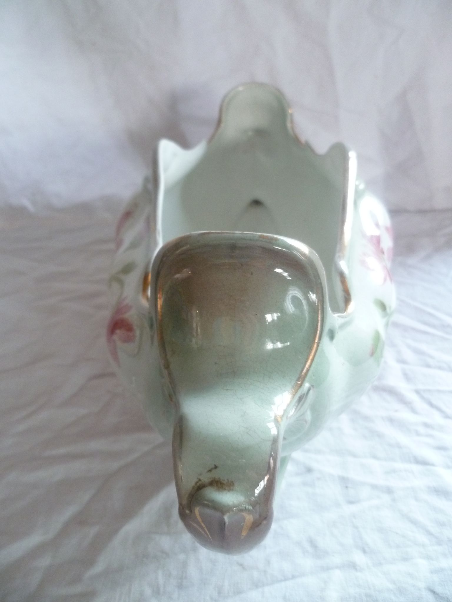 Faience gardener Luneville k&g art nouveau flower decoration