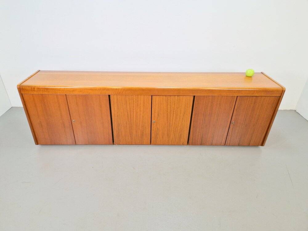 Enfilade en teck danois vintage, années 1960