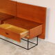 Floating bedside tables in teak veneer - Belgium - 1960's
