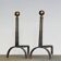 Chenets monumentaux pour cheminée - Production italienne - Design minimaliste