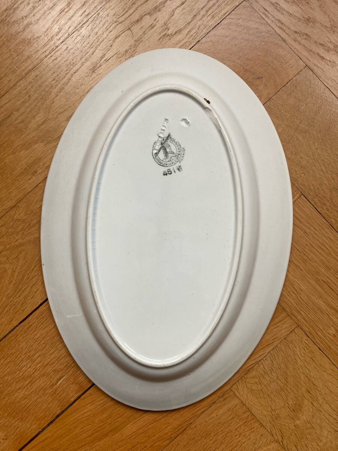 Plat ovale MDL Moulin des loups