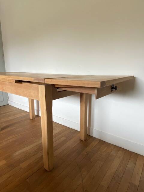 Table chêne brut vintage
