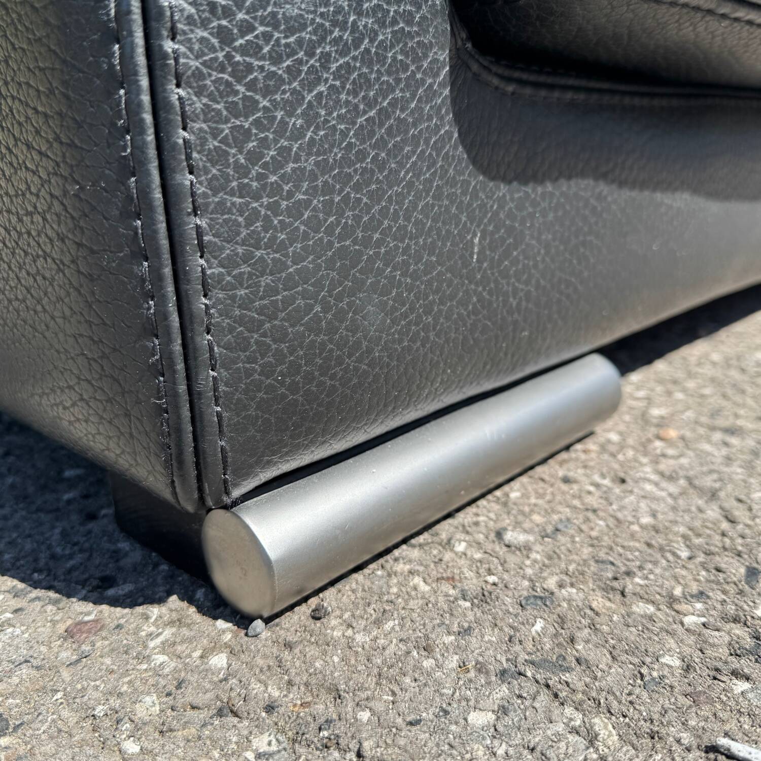 Canapé Roche Bobois cuir noir