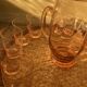 Service of orangeade in antique Rosaline.