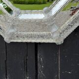 Miroir vénitien en verre de Murano incolore vers 1920