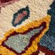 Tapis berbère M’rirt 190x310 cm – Laine épaisse – Multicolore – Fait mai