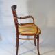 Thonet Armchair No. 221 with bronze decoration, circa 1900 - new caning -