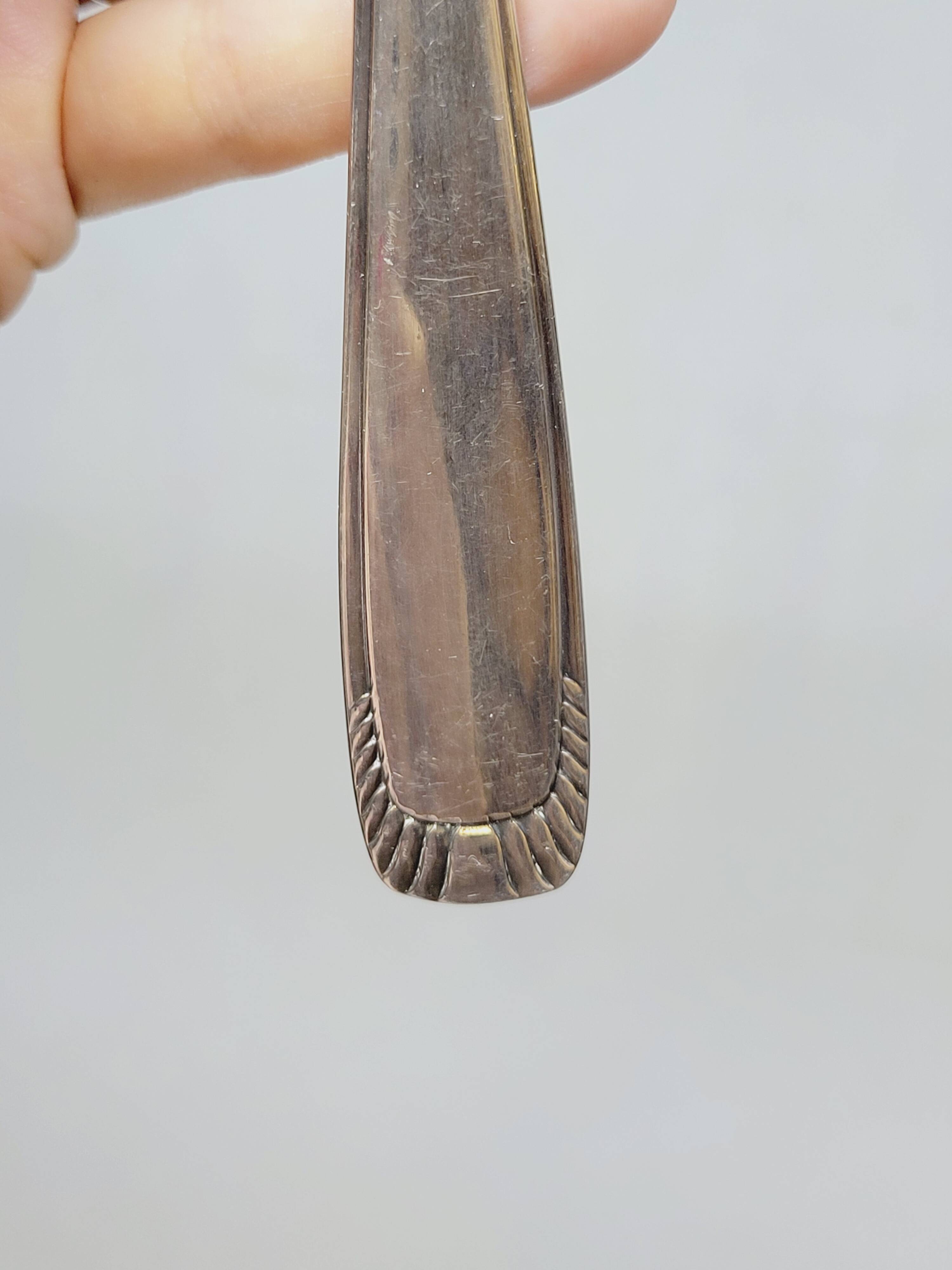 Ercuis Art Deco Silver Metal Fish Serving Cutlery Set