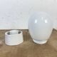 Vintage White Porcelain Ceiling Light, 1970s