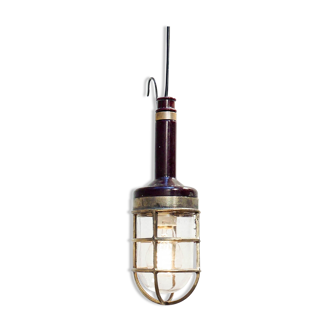 "Red wine" bakelite lamp